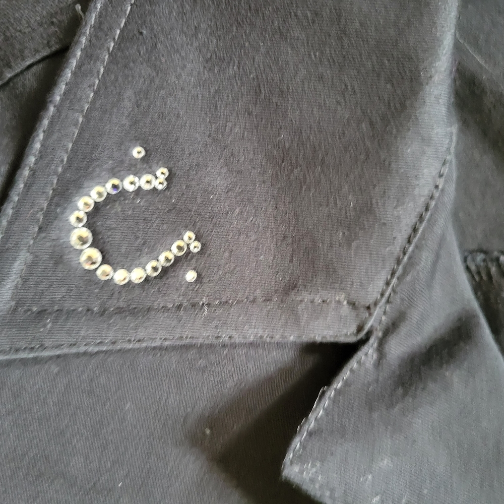 Christine Alexander black with rhinestone size medium - Picture 8 of 10